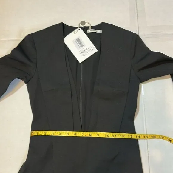 NEW Protagonist Elegant Black midi Dress  size 2 - Picture 14 of 14